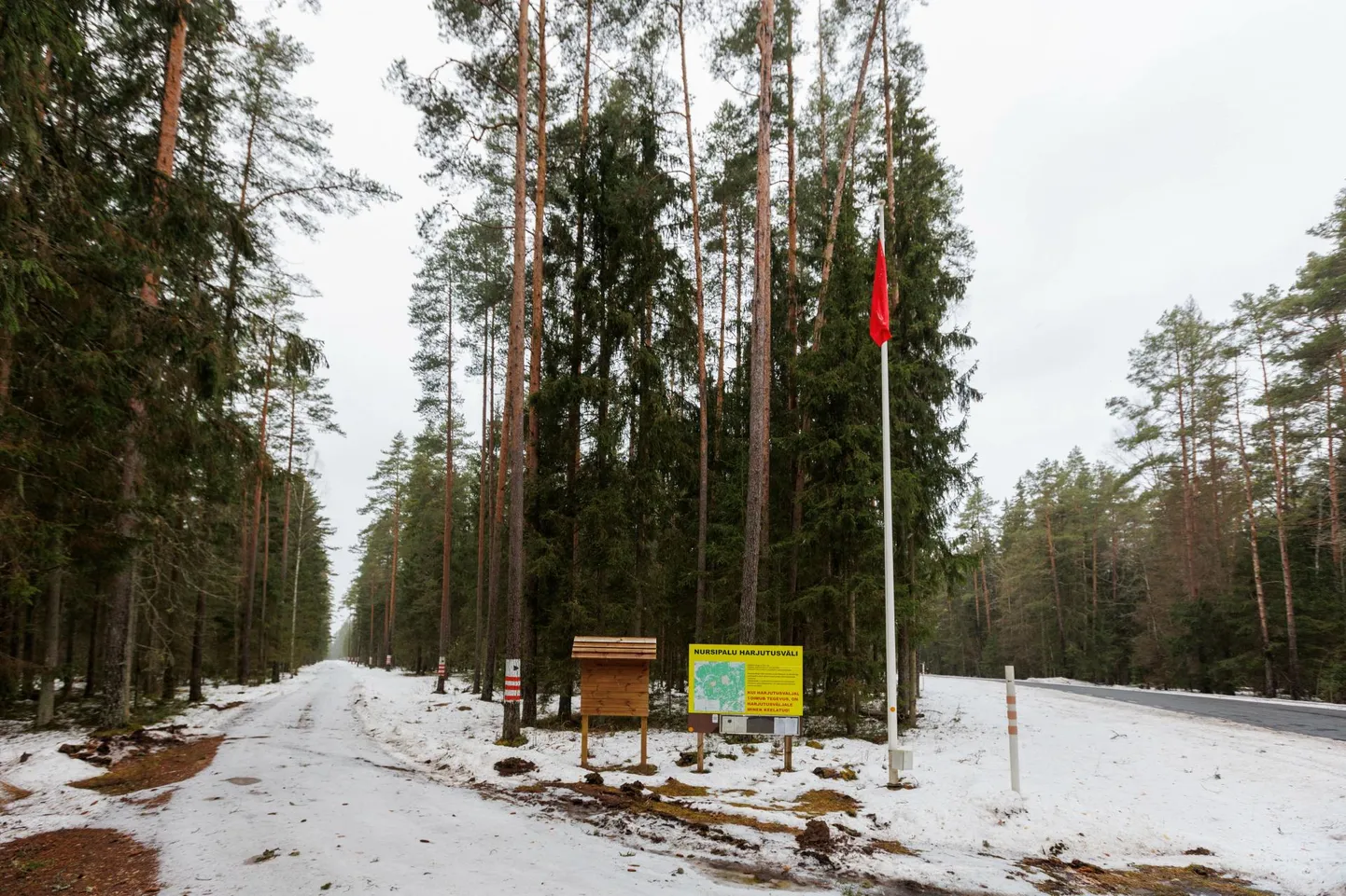 Kaitseväe Nursipalu harjutusväli Võrumaal.