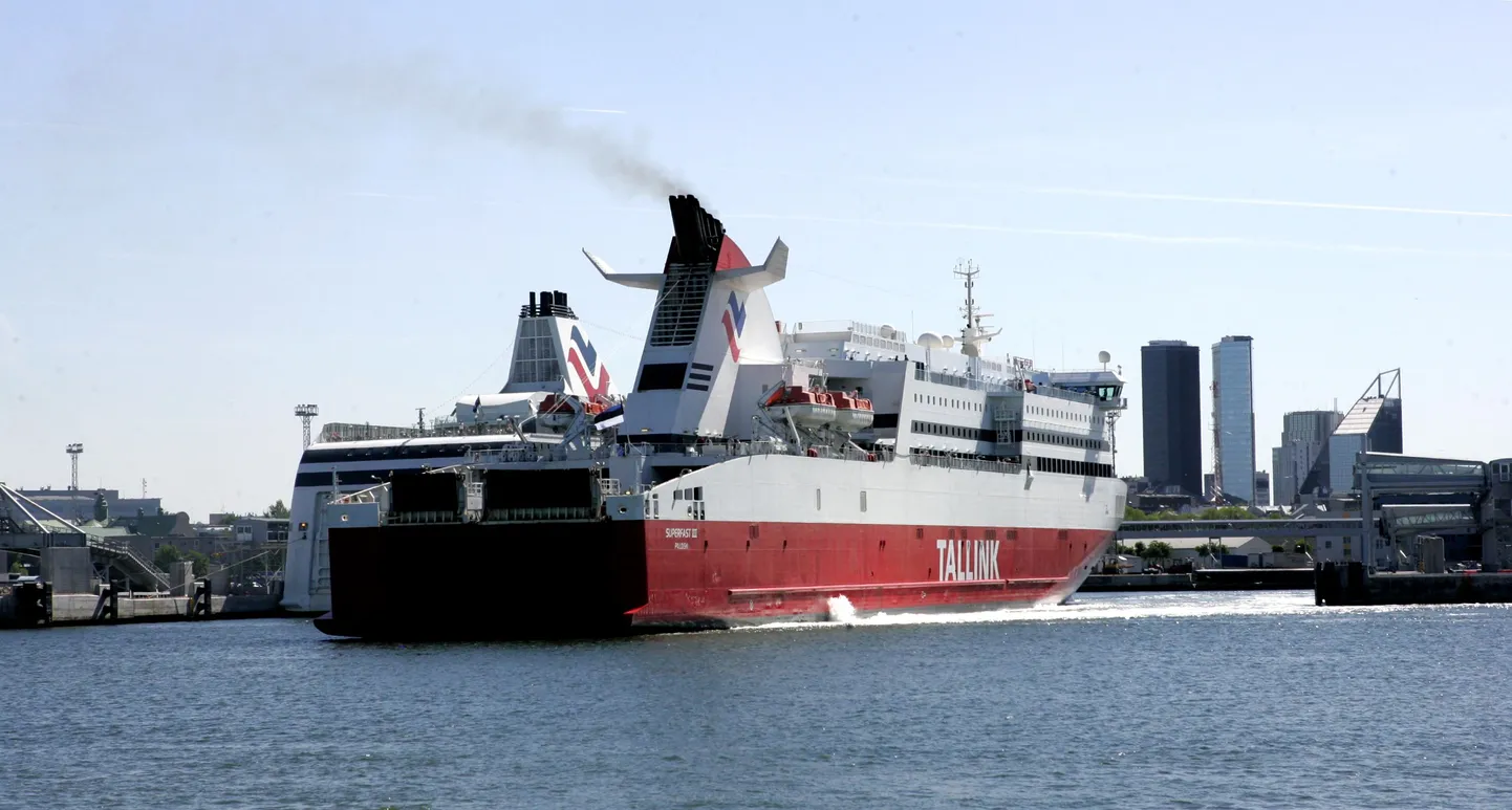 Теплоход компании Tallink.