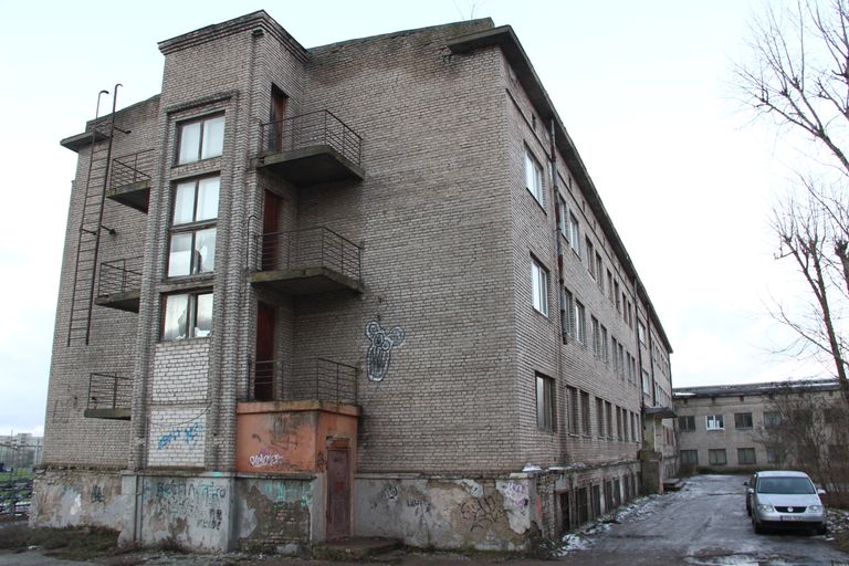 Здание по ул. Пушкина, 33 в Нарве, которое снесут для строительства государственной гимназии.