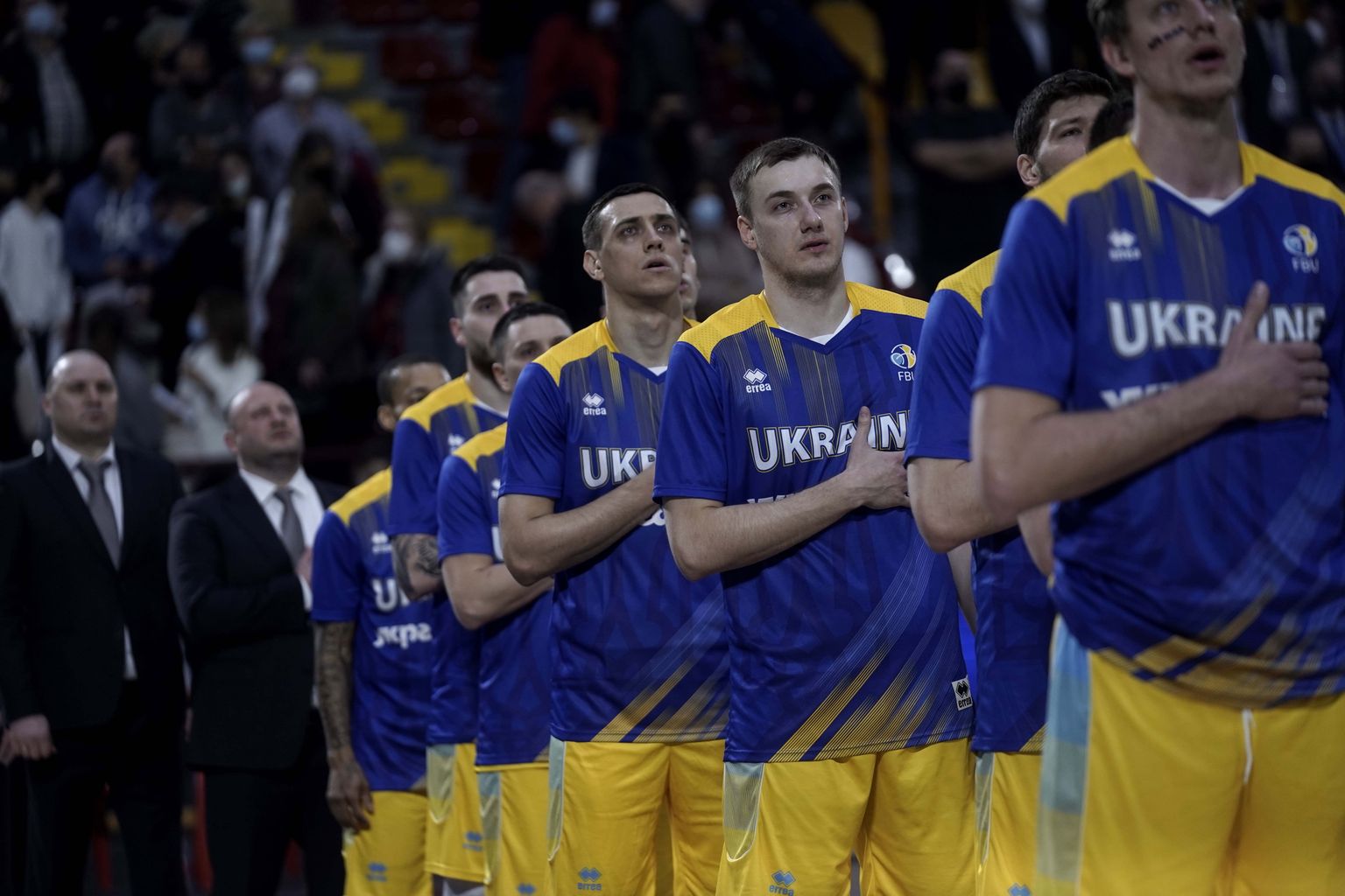Ukraina korvpallikoondislased.