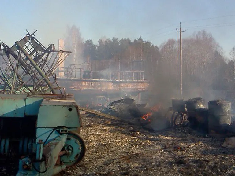 Põleng Tartumaal. Foto: