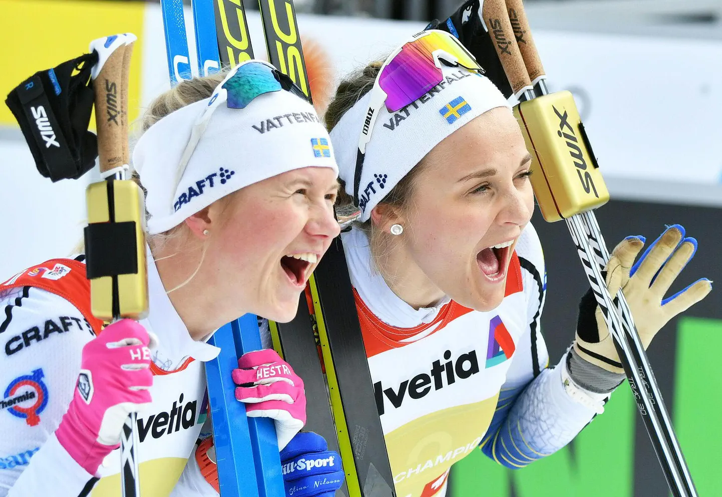 Maja Dahlqvist (vasakul).