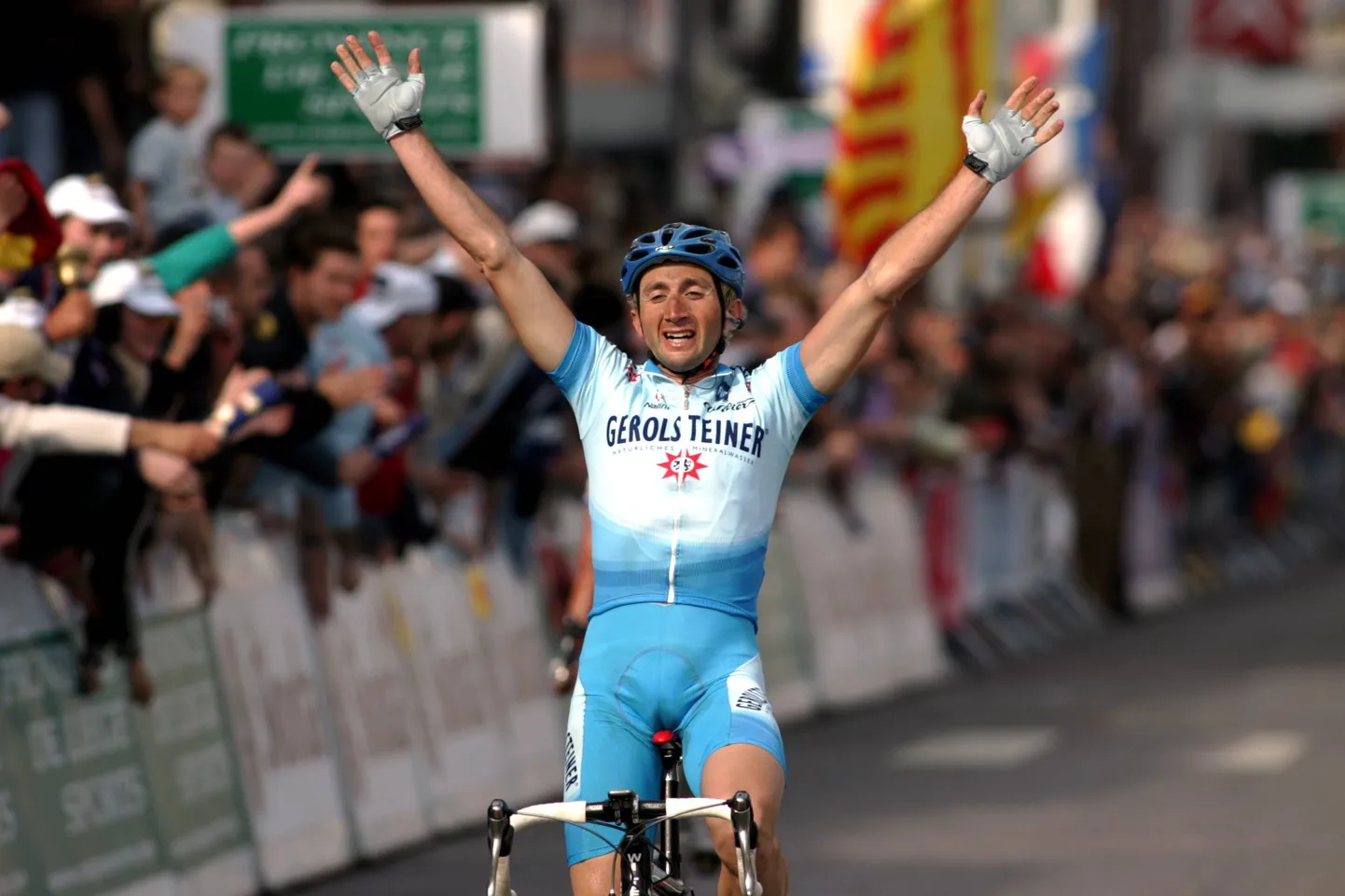 Davide Rebellin 2004. aastal Liege-Bastogne-Liege klassiku võitjana.