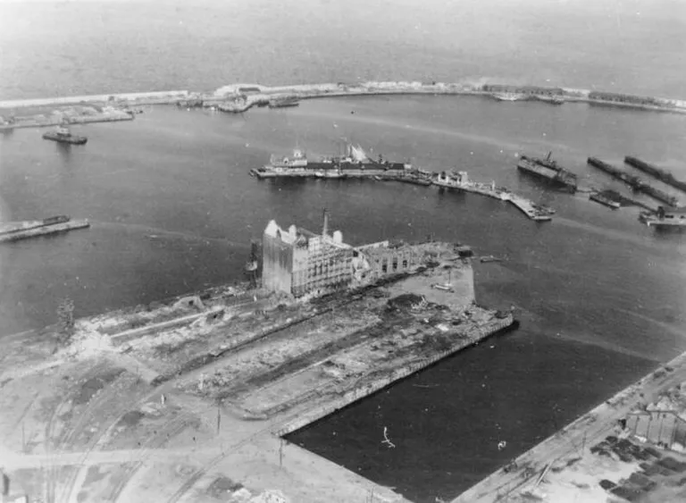 Таллиннский порт после занятия его немецкими войсками, 1 сентября 1941 года.