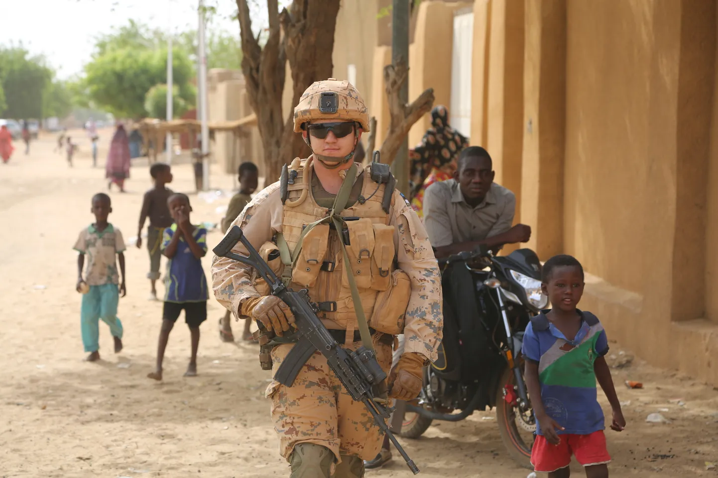 Военнослужащий в Мали.