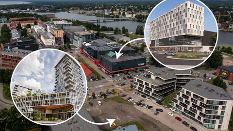 Pärnu linn kiitis heaks kaks seninägematu kõrgusega torni, lisandub veel üks kõrghoone