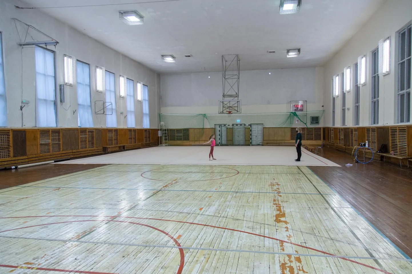 Reedel oli Viljandi spordikooli iluvõimlemise idividuaaltunnis üks laps ja üks õpetaja.