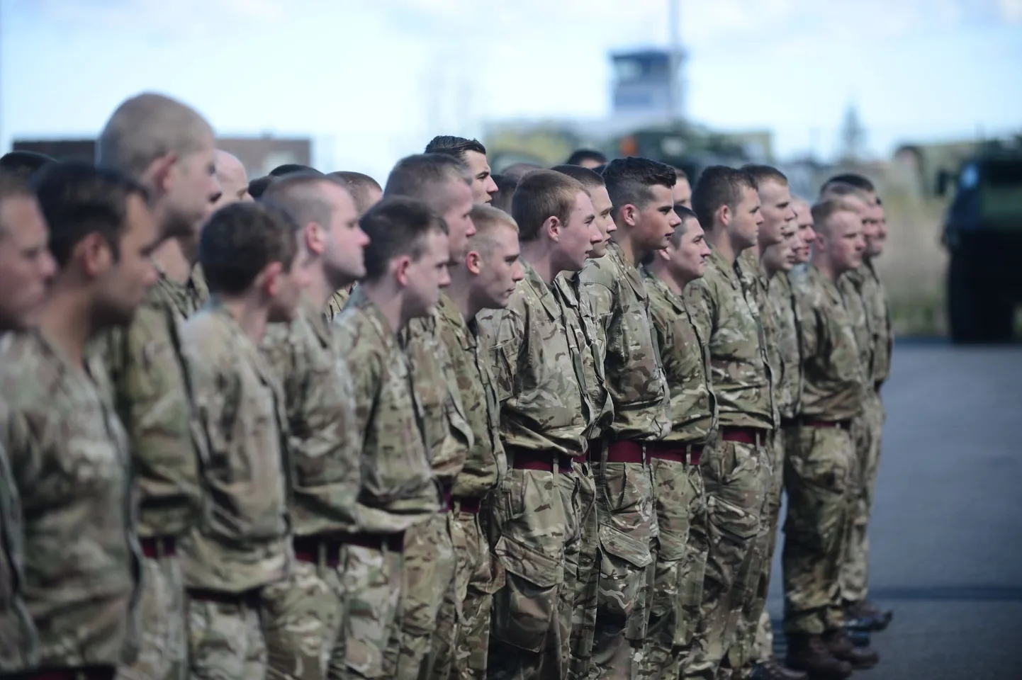 Briti jalaväelased tulid Eestisse, et osaleda kaitseväe suurõppusel Kevadtorm.