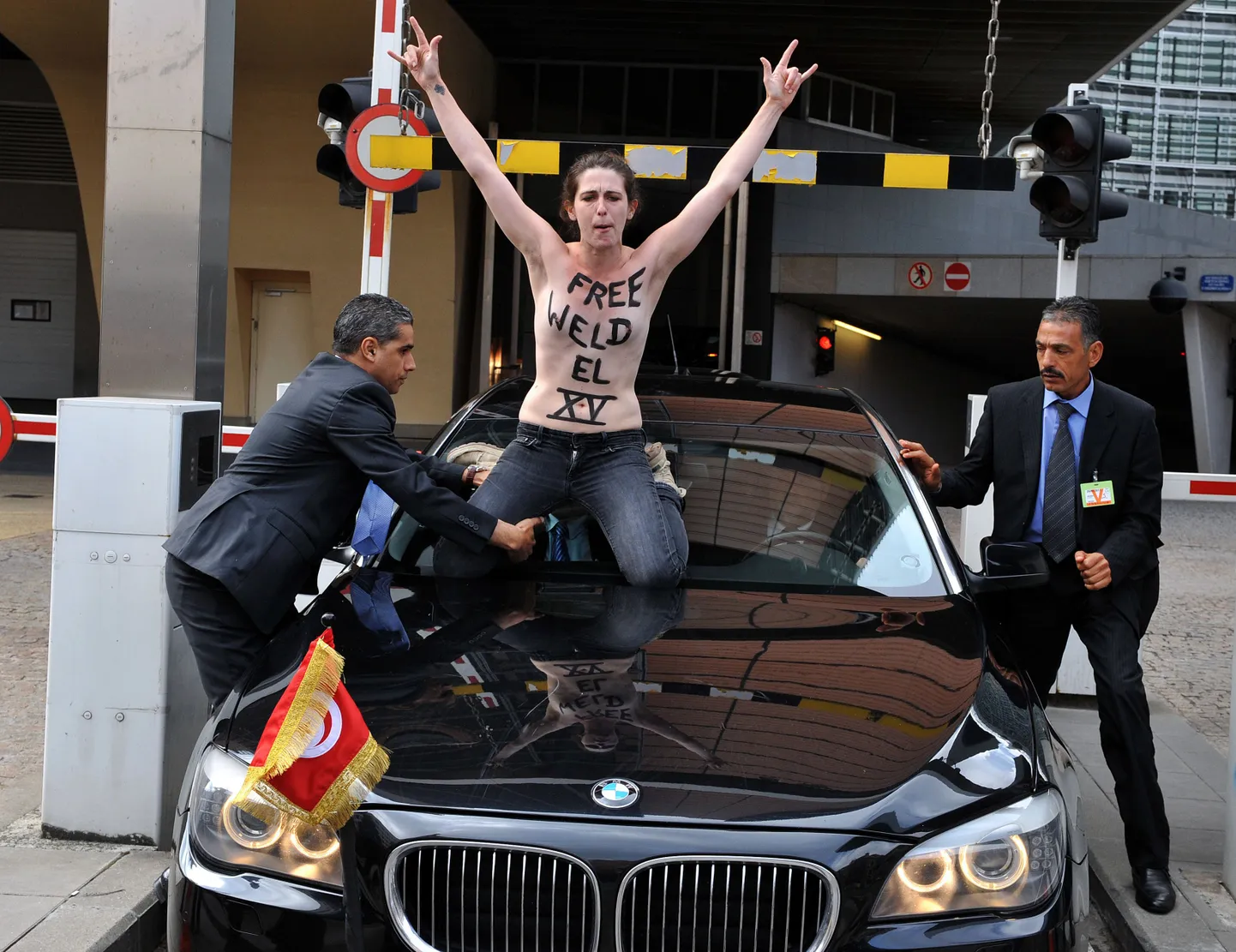Активистка Femen.