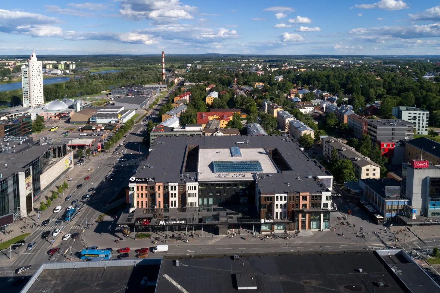 Tartu südalinna katus