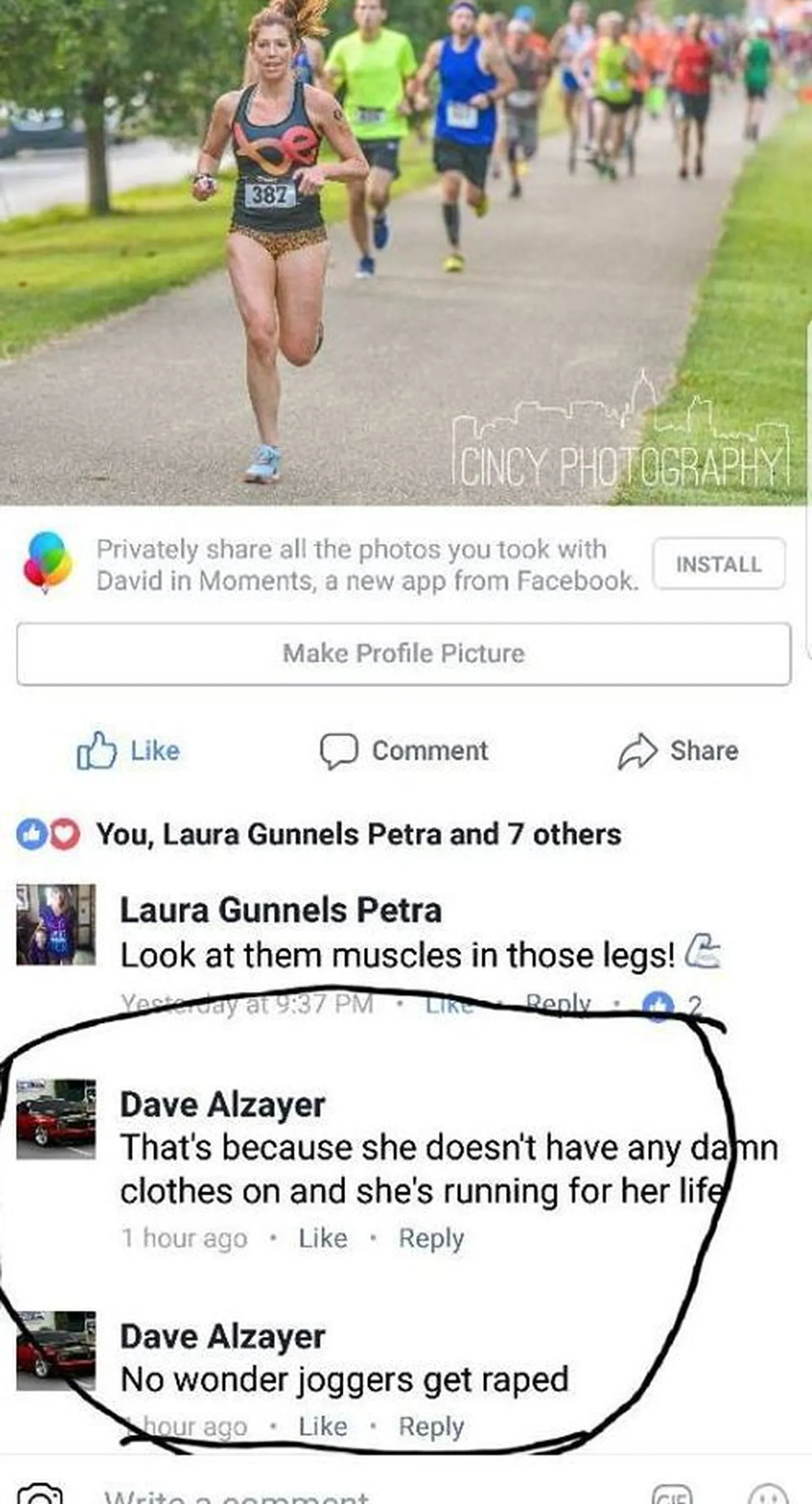 Laurah Lukinist tehtud foto Facebookis