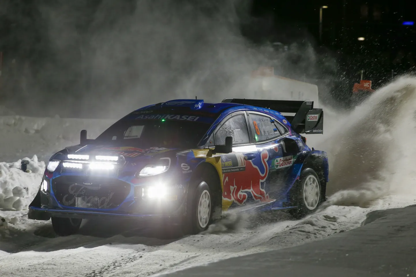 Ott Tänak ja Martin Järveoja Rootsi rallil.