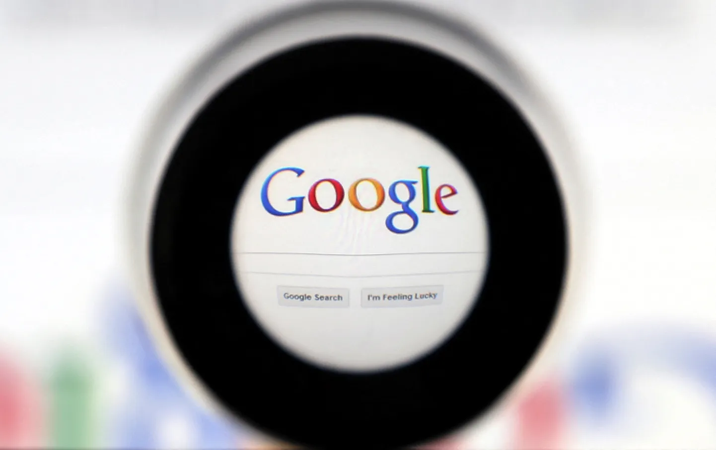 Google'i otsingulehekülg.
