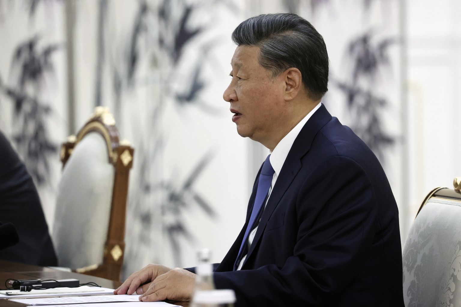 Hiina president Xi Jinping Shanghai Koostööorganisatsiooni (SCO) tippkohtumisel Usbekistanis Samarkandis 15. september 2022.