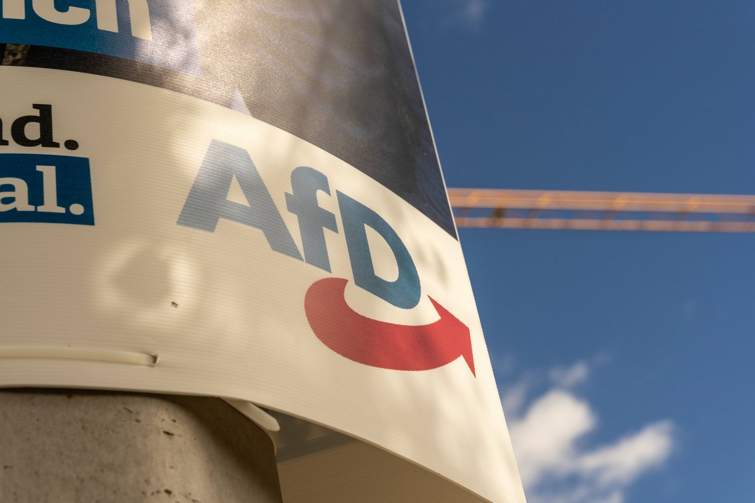 AfD valimiskampaania plakat 2021. aasta üldvalimistel.