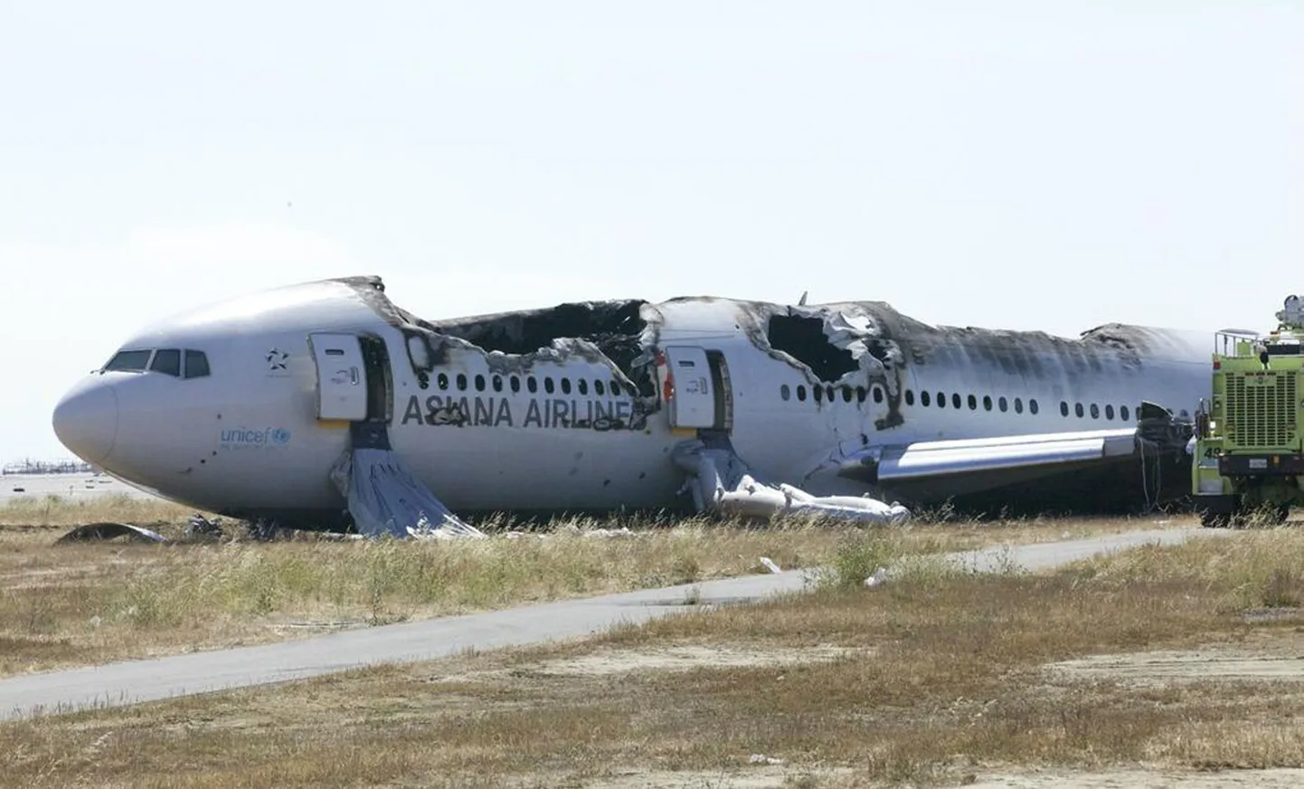 Asiana Airlines Boeing 777 vrakk San Francisco lennuväljal