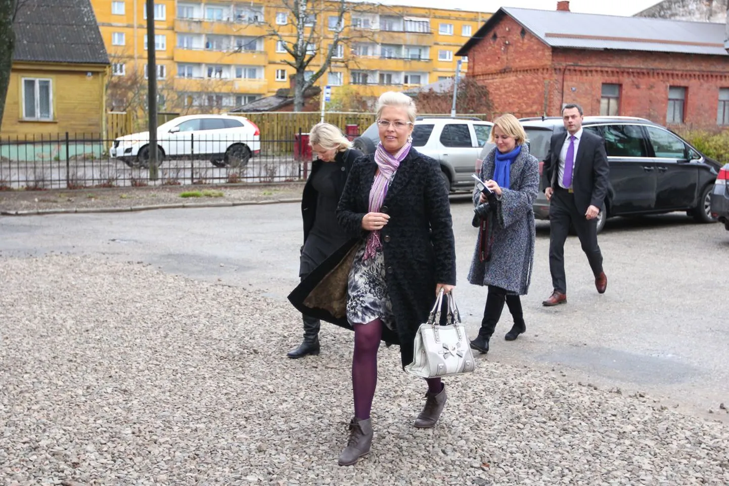 Evelin Ilves külastas Valga põhikooli.