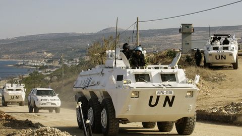 Эстонские военнослужащие переведены на голубую линию в Ливане