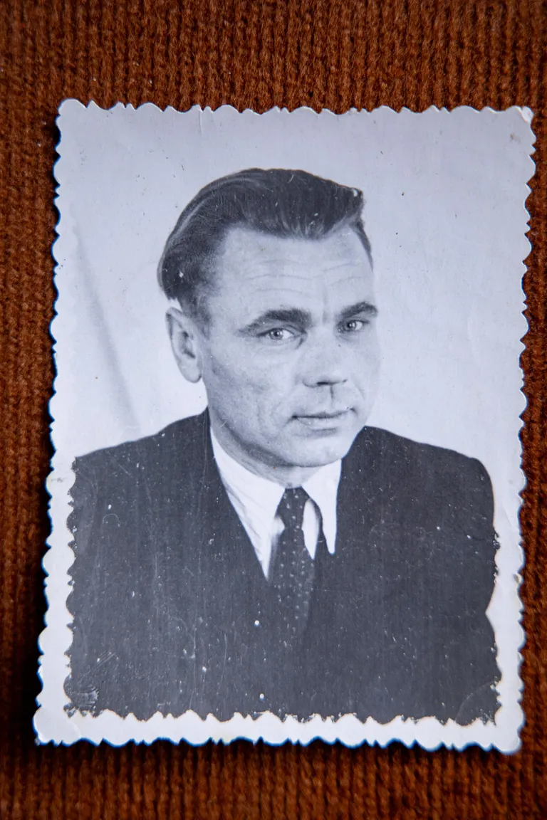 Фотография Йоханнеса Ээнока, присланная его дочери Асте в 1961 году из Сибири, Красноярский край.