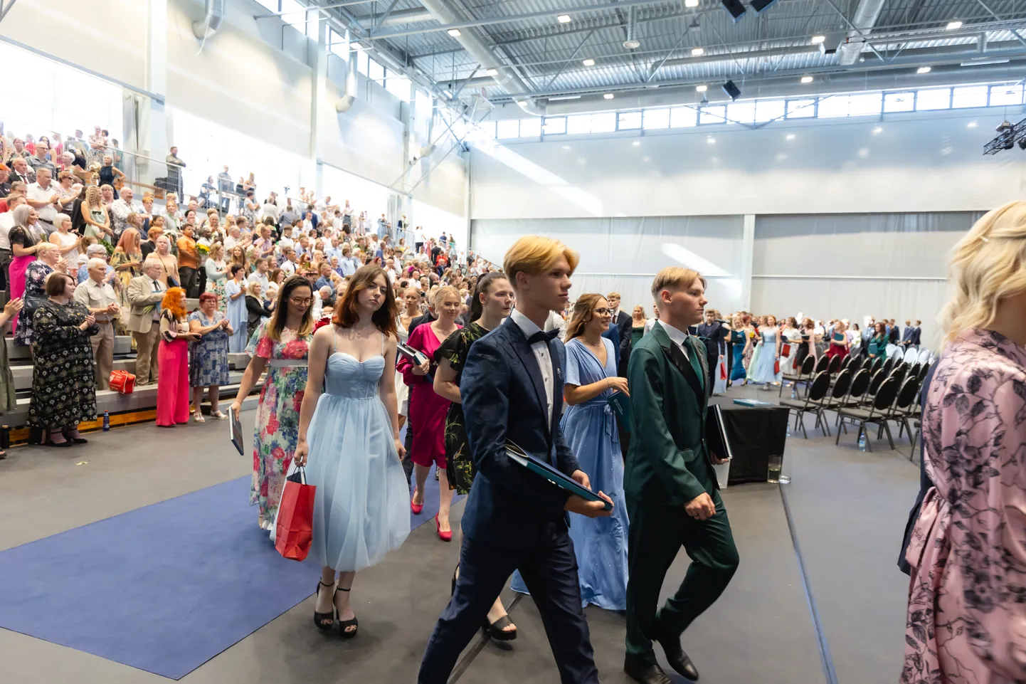 Saaremaa Gümnaasiumi 3. lennu lõpuaktus aastal 2024.