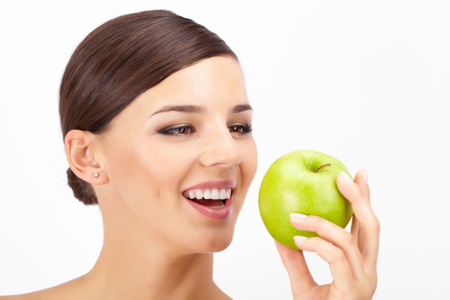 Õun muudab naeratuse säravamaks.