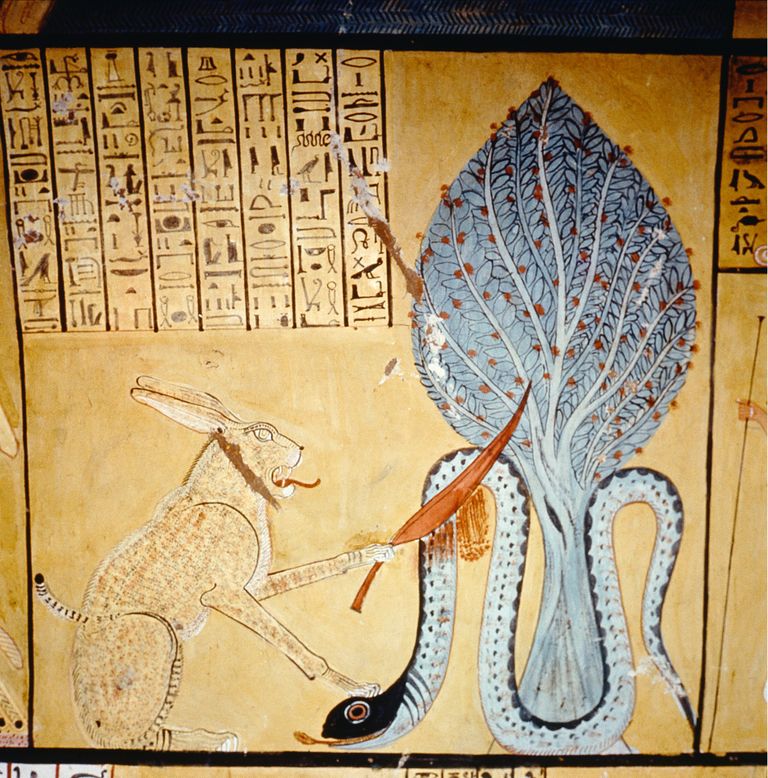 Seinamaaling Vana-Egiptuse 20. dünastia ajastust pärit hauakambrist. Sellel on kujutatud kaosejumal Apophist maona.