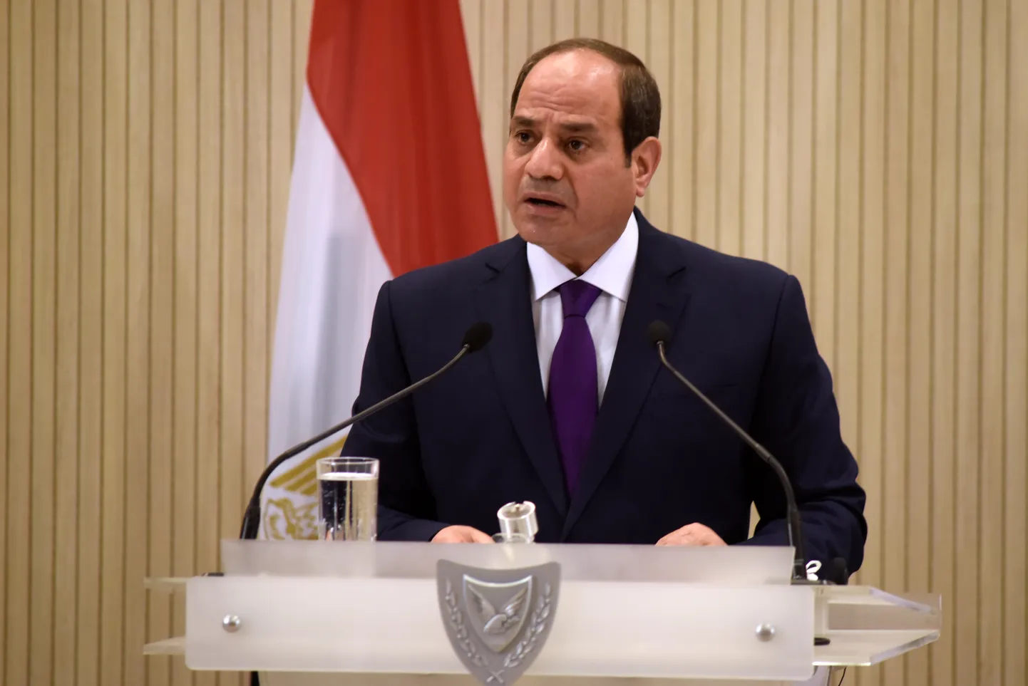 Egiptuse president Abdel Fattah al-Sisi Küprosel 21. oktoober 2020.