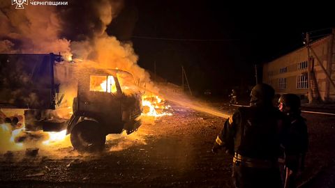 Krievijas dronu triecienos Ukrainā ir nogalinātie un ievainotie
