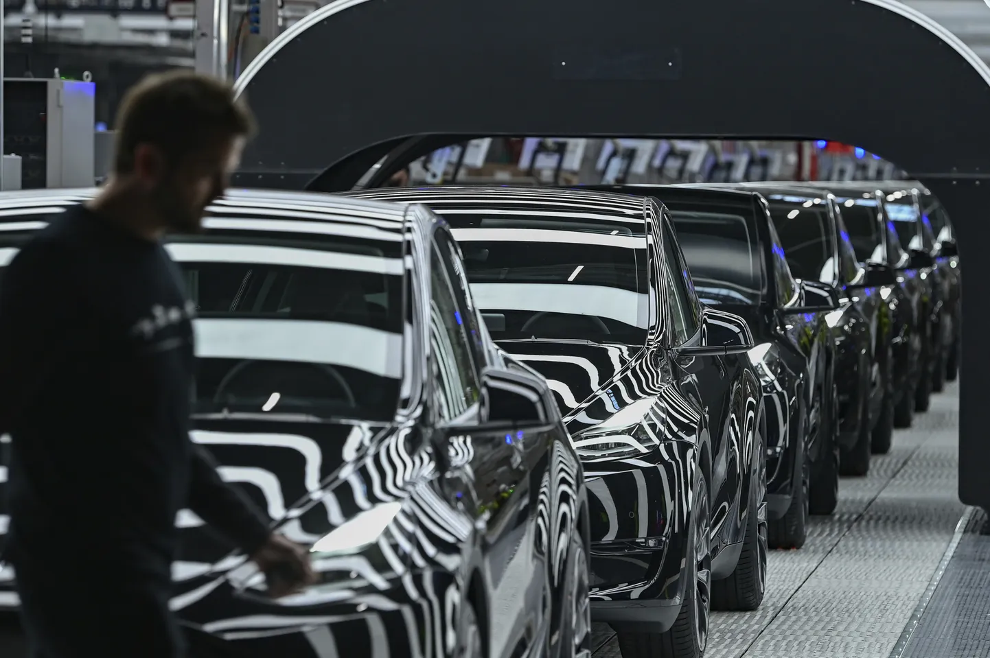 Завод Tesla в Германии.