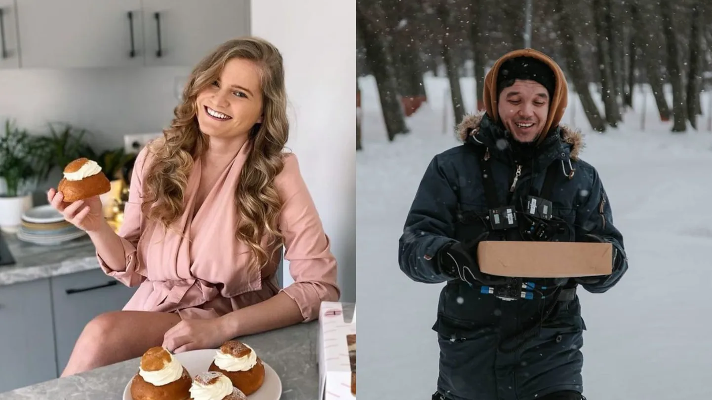 Heelia Sillamaa ja Lauri Pedaja tähistavad vastlapäeva.