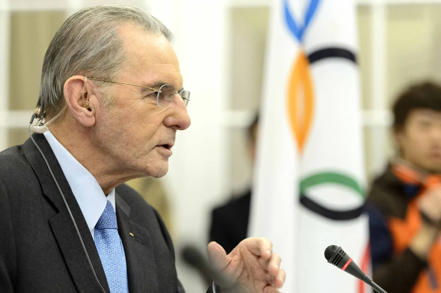 Rahvusvahelise Olümpiakomitee president Jacques Rogge.