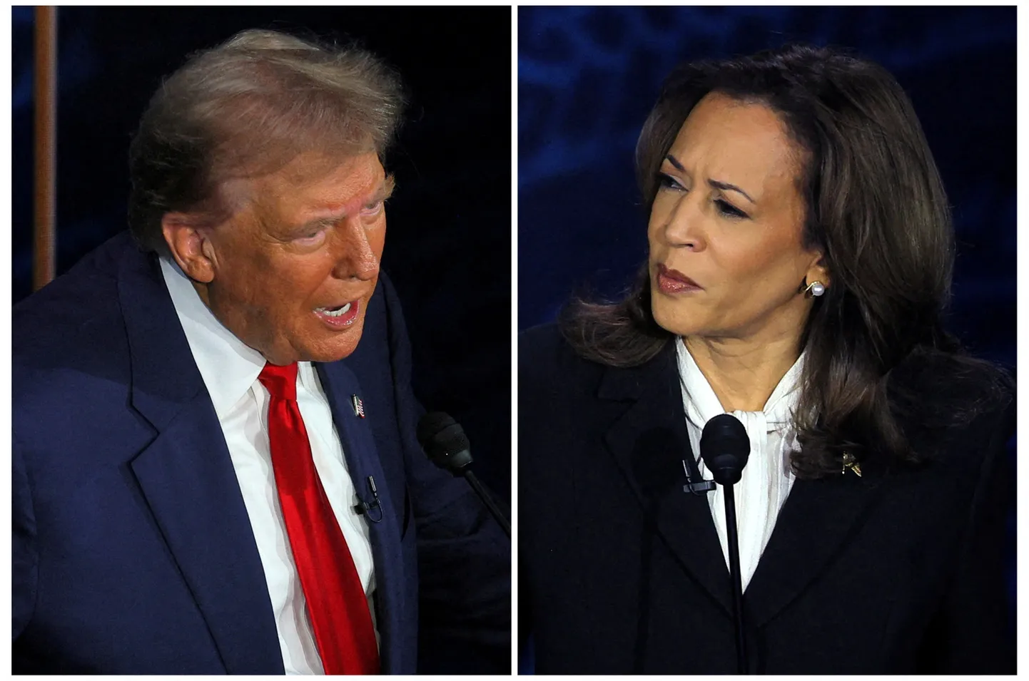 Demokraatide presidendikandidaat, USA asepresident Kamala Harris ja vabariiklaste presidendikandidaat, endine USA president Donald Trump  osalesid 10. septembril 2024 USA-s Philadelphias Pennsylvanias ABC korraldatud presidendivalimiste debatil