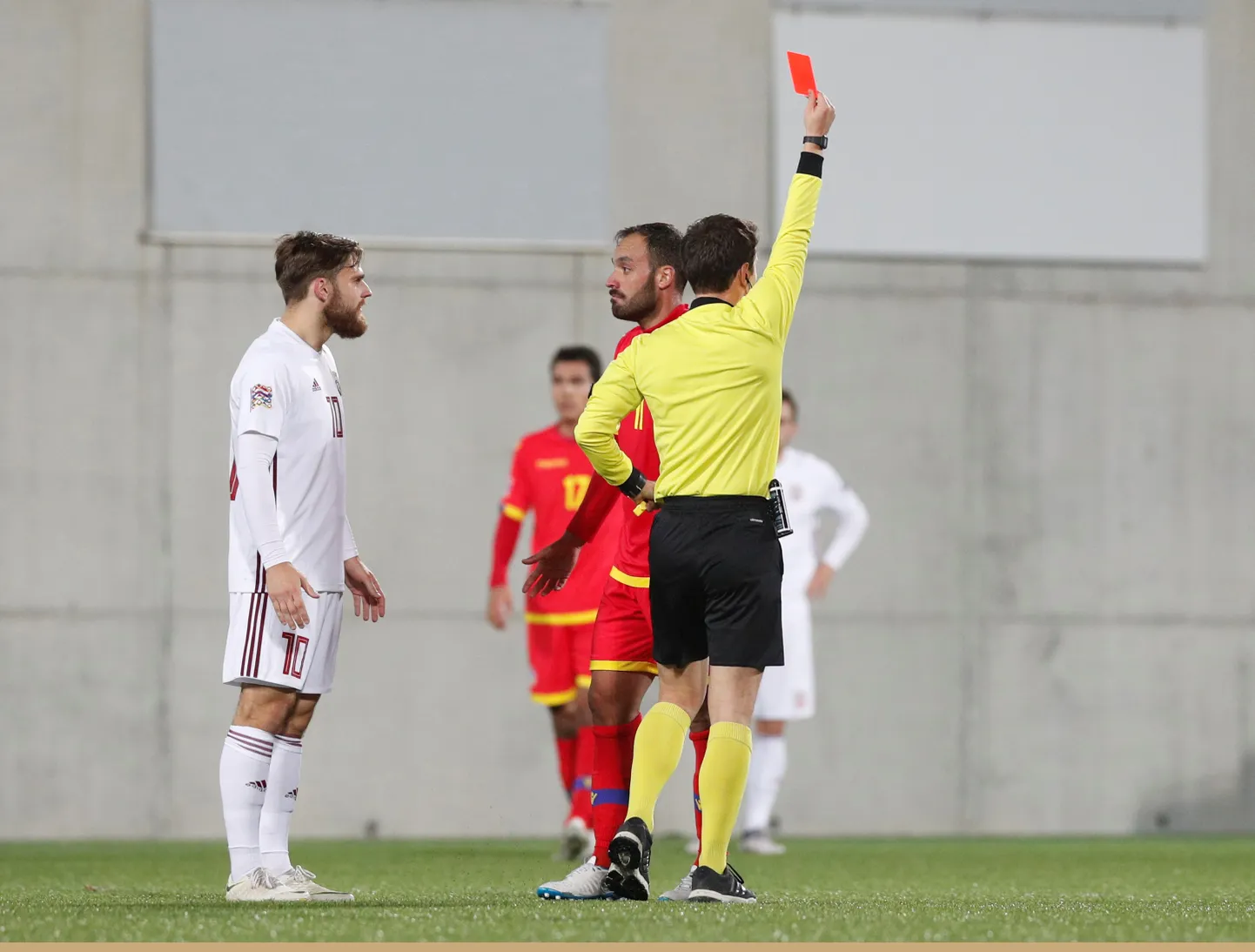 Läti jäi avapoolajal Andorra vastu arvulisse vähemusse.