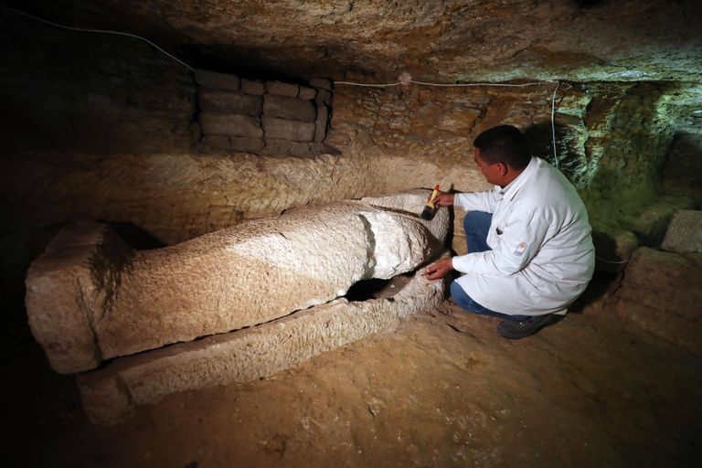 Egiptuses Minyas leitud sarkofaag