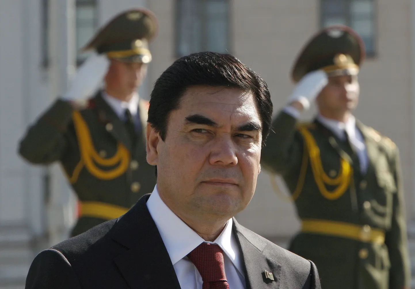 Türkmenistani president Gurbangulõ Berdõmuhhamedov.