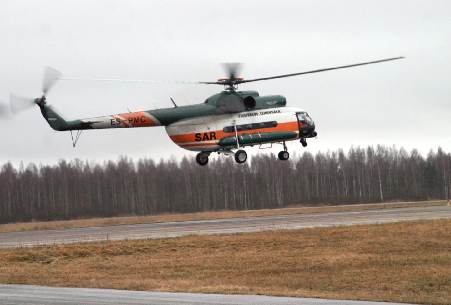 Piirivalveameti helikopter MI-8.