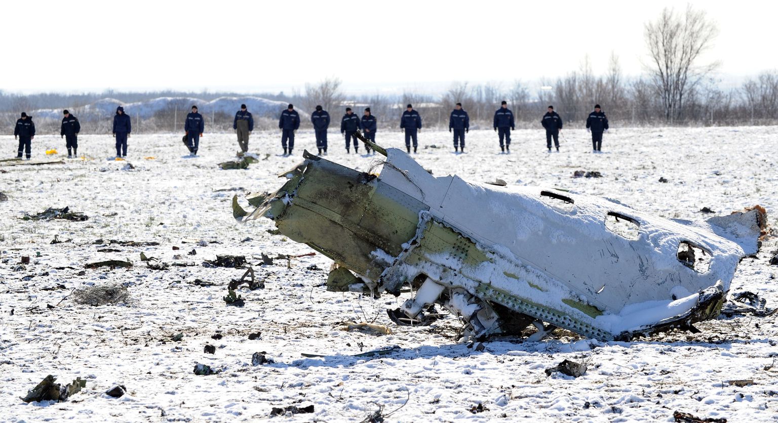 Последствия крушения Boeing 737 FlyDubai в Ростове.