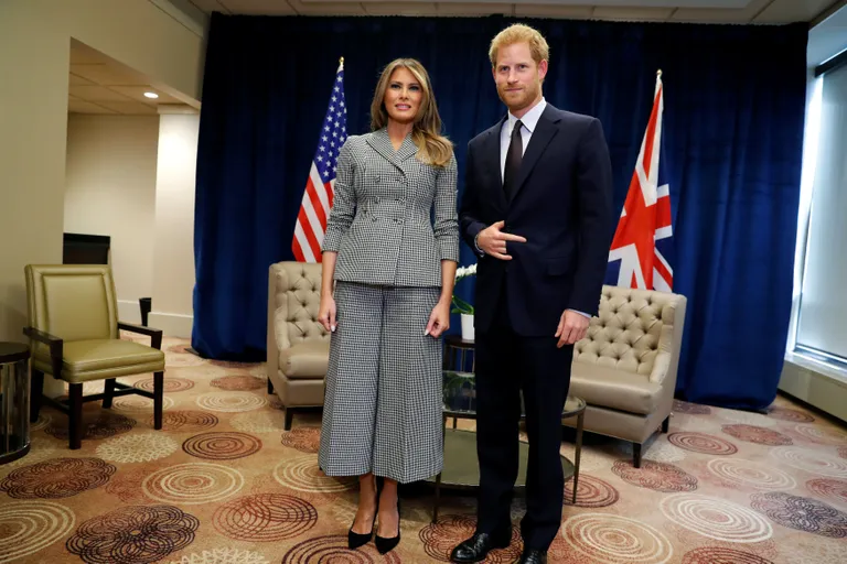 Melania Trump ja prints Harry