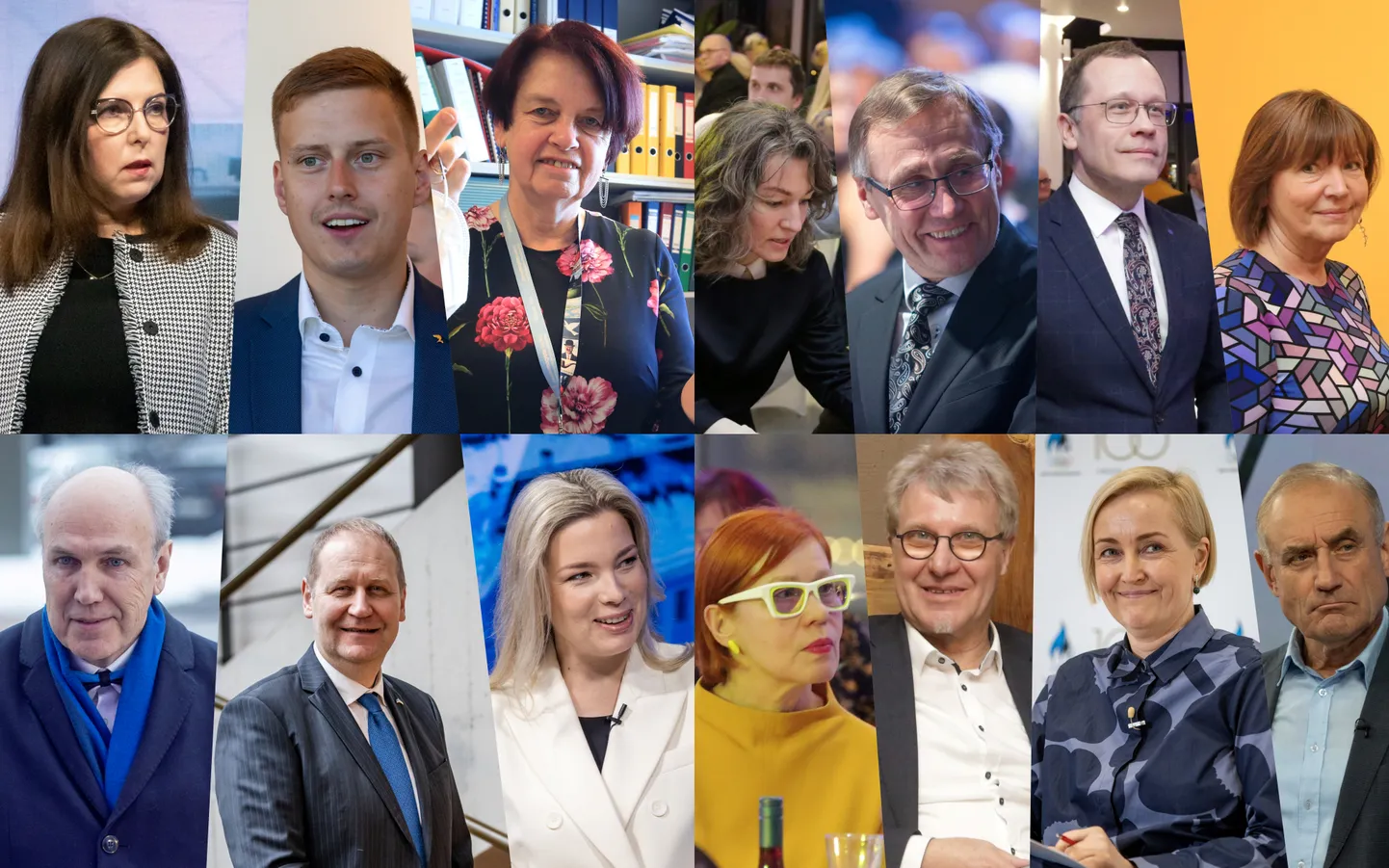 Kert Kingo, Erkki Keldo, Irja Lutsar, Yoko Alender, Tõnis Lukas, Urmas Klaas, Heljo Pikhof, Aivar Kokk, Urmas Kruuse, Luisa Rõivas, Signe Kivi, Jaak Valge, Kristina Kallas, Ants Laaneots.