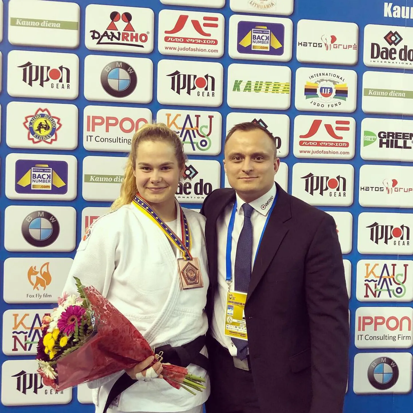 Annika Karilaid treener Glen Viksiga