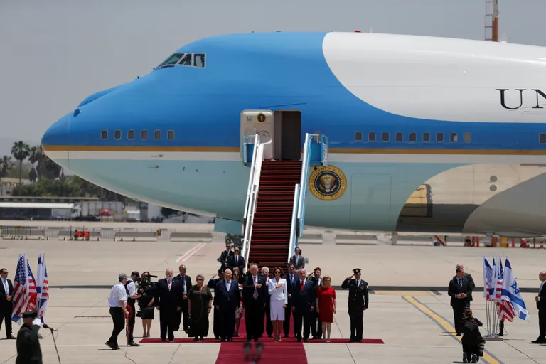 Donald ja Melania Trump Tel Avivis