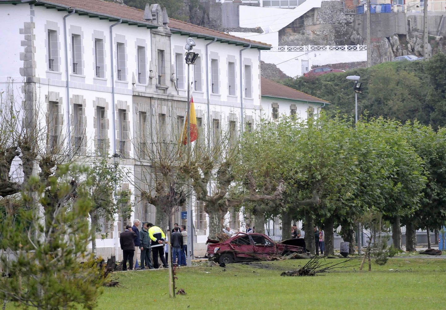 Hispaania sõjaväe treeningkeskuse juures Santona linnas plahvatas öösel autopomm.
