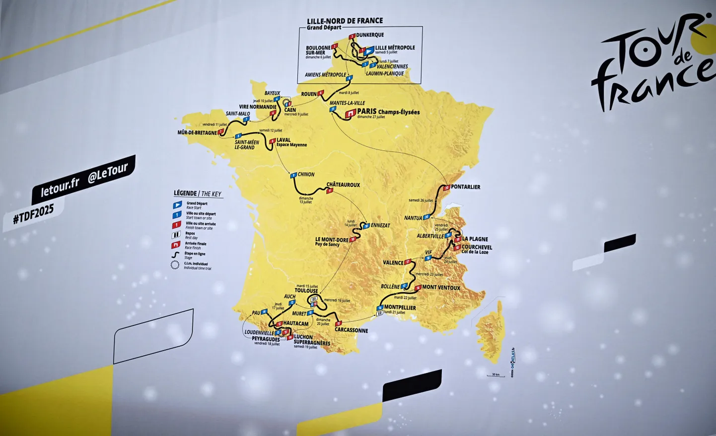Маршрут Tour de France