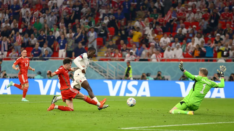 Timothy Weah skoori avamas.