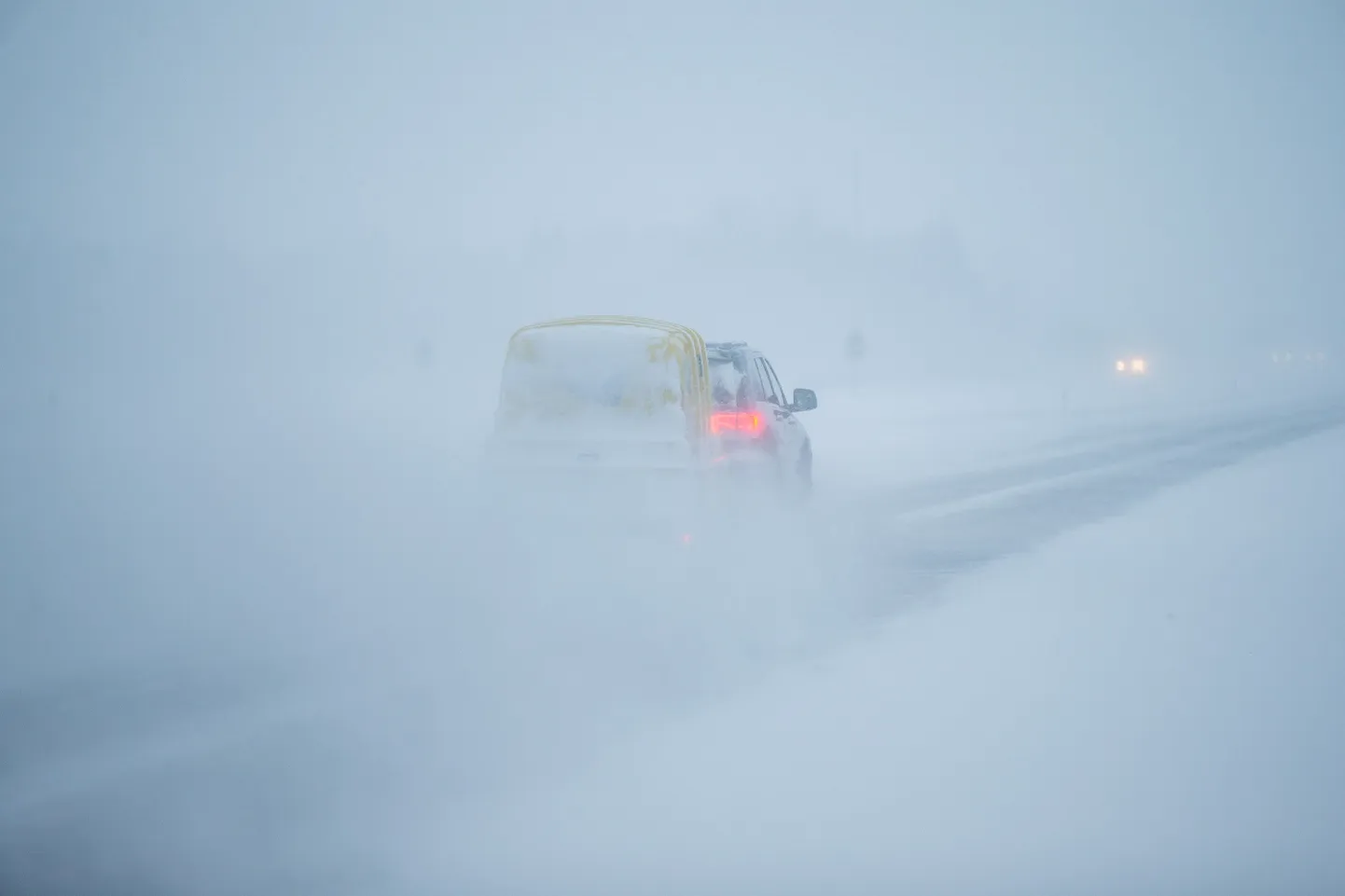 Teedel võib olla halb nähtavus.