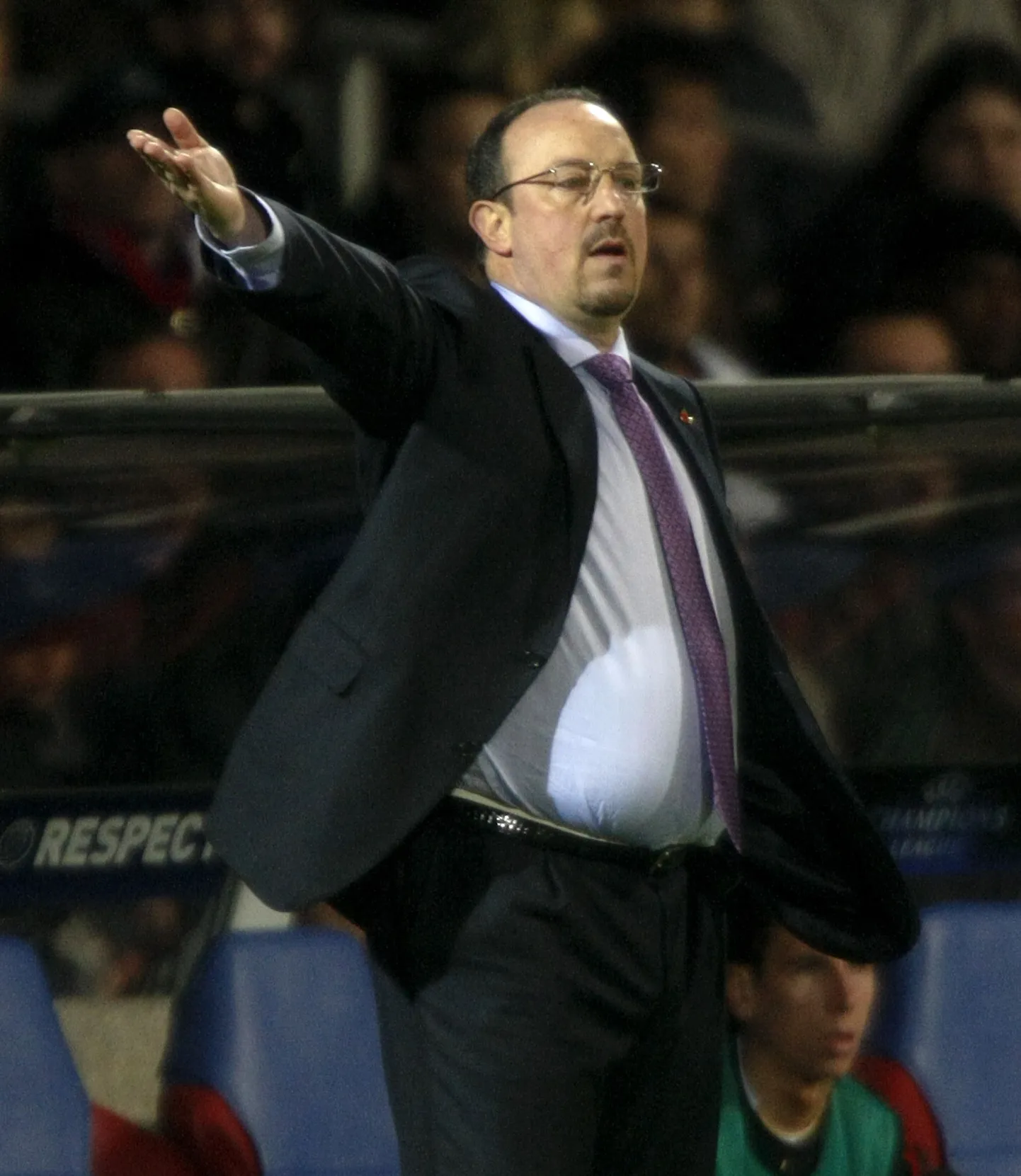 Liverpooli peatreener Rafael Benitez.