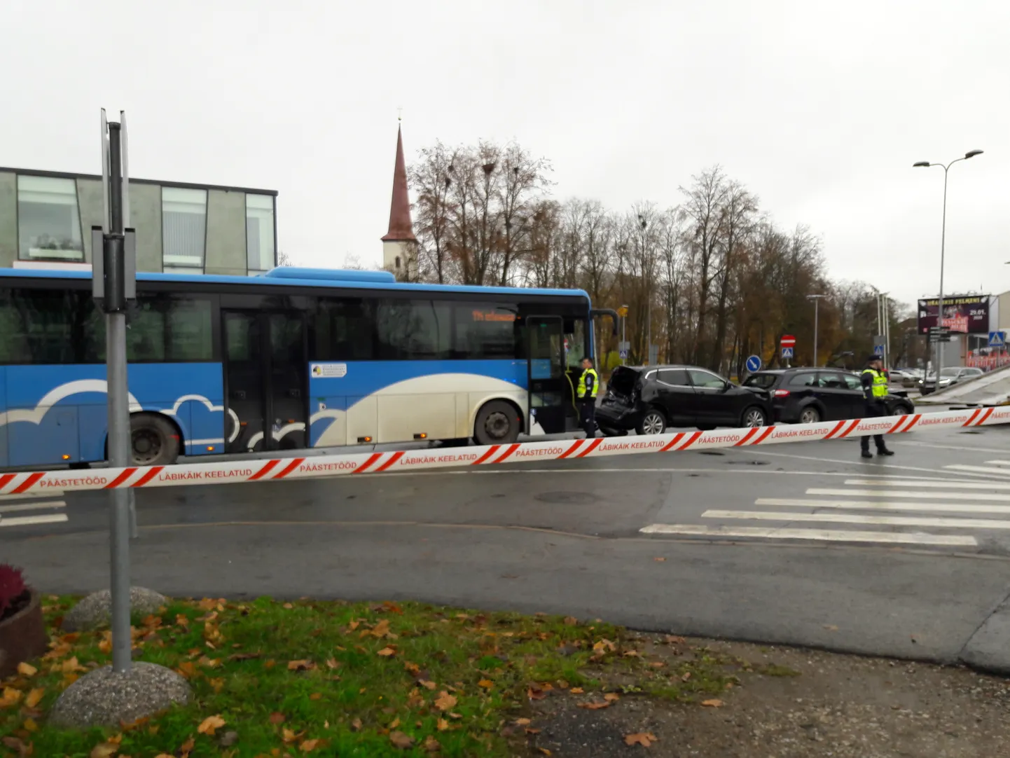 Avarii Rakvere tänavas.