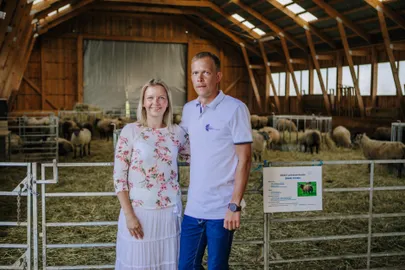 Priidu Veersalu ja Kädi Kröönkvist võtsid Priidu vanematelt talupidamise üle viis aastat tagasi.