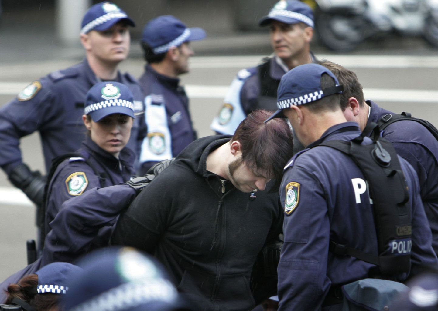 Austraalia politsei tegutsemas