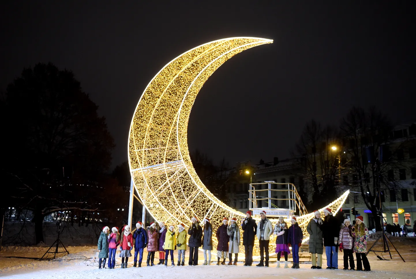 "Ziemassvētku gaismas taka"